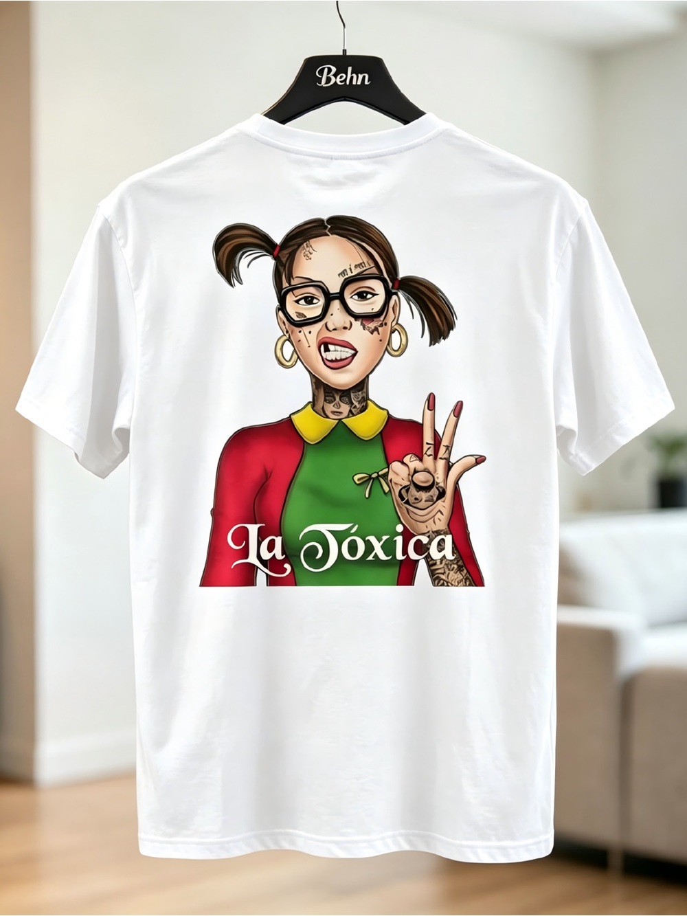 La Toxica Mexican Lottery Card Graphic Womens Mens T-shirt Unisex Funny Quote